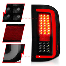 Load image into Gallery viewer, Anzo LED Tail Lights for Chevy Silverado 1500 (07-13) 2500 2500 HD / 3500 3500 HD (07-14) G5 C-Bar Style with Clear or Smoke Lens Alternate Image