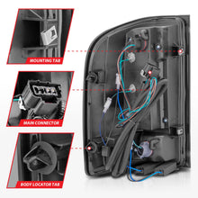 Load image into Gallery viewer, Anzo LED Tail Lights for Chevy Silverado 1500 (07-13) 2500 2500 HD / 3500 3500 HD (07-14) G5 C-Bar Style with Clear or Smoke Lens Alternate Image