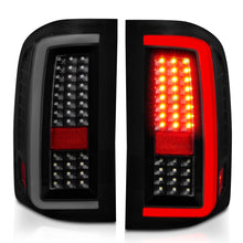 Load image into Gallery viewer, Anzo LED Tail Lights for Chevy Silverado 1500 (07-13) 2500 2500 HD / 3500 3500 HD (07-14) G5 C-Bar Style with Clear or Smoke Lens Alternate Image