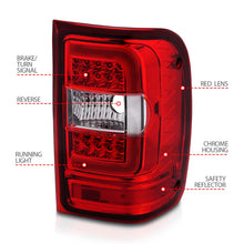 Load image into Gallery viewer, Anzo LED Tail Lights for Ford Ranger (2001-2011) C-Bar Style Black or Chrome Housing with Clear or Smoke Lens Alternate Image