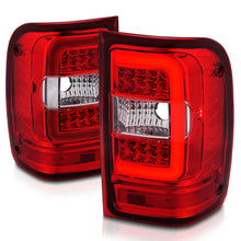 Load image into Gallery viewer, Anzo LED Tail Lights for Ford Ranger (2001-2011) C-Bar Style Black or Chrome Housing with Clear or Smoke Lens Alternate Image