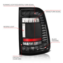 Load image into Gallery viewer, Anzo Full LED Tail Lights for Ram 1500 (2019-2024) Factory LED or Halogen Without Blind Spot Monitoring Alternate Image