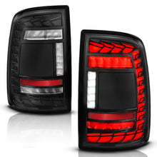 Load image into Gallery viewer, Anzo Full LED Tail Lights for Ram 2500 / 3500 (2019-2024) Black Housing with Clear Lens 311482A Alternate Image