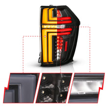 Load image into Gallery viewer, Anzo Full LED Tail Lights for Chevy Suburban &amp; Tahoe (2021-2024) Black Housing with Clear Lens 311483A Alternate Image