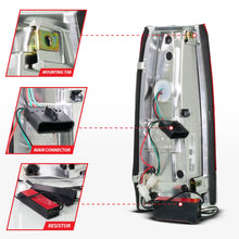 Load image into Gallery viewer, Anzo Full LED Tail Lights for Chevy &amp; GMC C/ K 1500 2500 3500 (1988-1999) Black or Chrome Housing with Clear, Red or Smoke Lens Alternate Image