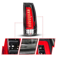 Load image into Gallery viewer, Anzo Full LED Tail Lights for Chevy &amp; GMC C/ K 1500 2500 3500 (1988-1999) Black or Chrome Housing with Clear, Red or Smoke Lens Alternate Image