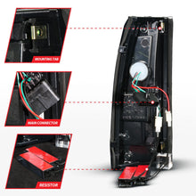 Load image into Gallery viewer, Anzo Full LED Tail Lights for Chevy &amp; GMC C/ K 1500 2500 3500 (1988-1999) Black or Chrome Housing with Clear, Red or Smoke Lens Alternate Image
