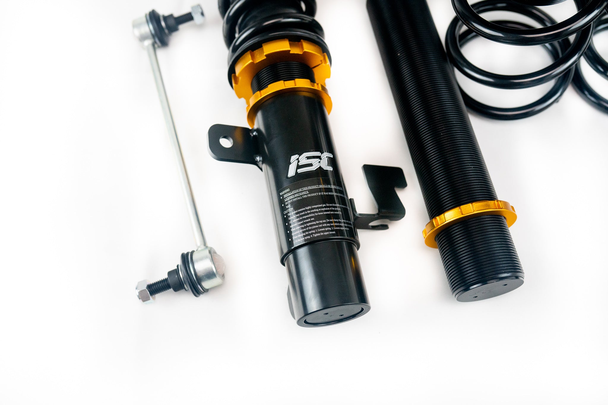ISC Suspension Basic V2 Street Sport Coilovers - 1988-1991 Honda CR-X Rear Eye (EF)