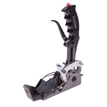 Load image into Gallery viewer, Hurst Quarter Stick Pistol-Grip Race Shifter Ford C-4/ C-6 (Rev Pattern) Black or Clear Anodized Billet Aluminum Handle Alternate Image