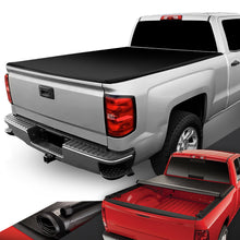 Load image into Gallery viewer, DNA Tonneau Cover Chevy Silverado 1500 (2014-2018) 2500/3500 HD (2015-2018) 8&#39; Bed Soft Roll-up Adjustable - Black Alternate Image