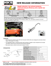 Load image into Gallery viewer, HKS Exhaust Honda Fit (2009-2014) Hi-Power Spec L II Axleback - 32016-AH129 Alternate Image