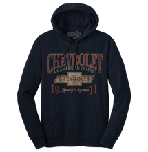 Load image into Gallery viewer, Tee Luv Chevy American Classic Pullover Hoodie Sweatshirt - Navy (S-3XL) Alternate Image