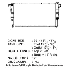 Load image into Gallery viewer, CSF Radiator Dodge Ram 2500 / 3500 Turbocharged (1994-2002) OEM Replacement w/ Aluminum Core 3273 - Default Title Alternate Image