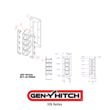 Load image into Gallery viewer, Gen-Y Hitch Mega Duty Bolt-On Hitch (2" or 2.5" Shank) 2" / 6" / 7.5" / 9" Drop - 2" (16K) / 2.5" Drop / Receiver Only Alternate Image