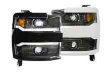 Load image into Gallery viewer, Morimoto Projector LED Headlights for Chevy Silverado HD (2015-2019) XB Osram-powered DRLs with sequential turn signals Alternate Image