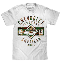 Load image into Gallery viewer, Tee Luv Chevrolet Trucks Since 1918 T-Shirt - White (S-3XL) Alternate Image