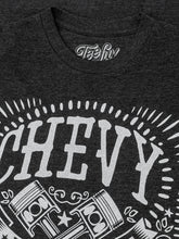 Load image into Gallery viewer, Tee Luv Chevy American Muscle T-Shirt In Gray (S-3XL) Alternate Image