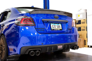 OLM Duckbill Spoiler Subaru WRX / WRX STI (15-20) Single Point Carbon Fiber