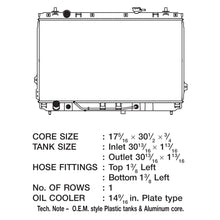 Load image into Gallery viewer, CSF Radiator Kia Sedona (2011-2012, 2014) OEM Replacement w/ Aluminum Core 3492 Alternate Image