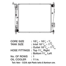 Load image into Gallery viewer, CSF Radiator Kia Soul 1.6L (2010-2011) OEM Replacement w/ Aluminum Core 3493 Alternate Image