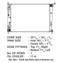 Load image into Gallery viewer, CSF Radiator Kia Soul 2.0L (2010-2011) OEM Replacement w/ Aluminum Core 3494 Alternate Image