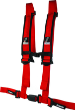 Load image into Gallery viewer, DragonFire Racing ATV Seat Belt Harness [2" or 3" Buckle 4 Point EZ-Adjust] Black or Red - 2" / Red Alternate Image
