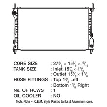 Load image into Gallery viewer, CSF Radiator Ford Transit Connect (2010-2013) OEM Replacement w/ Aluminum Core 3512 Alternate Image