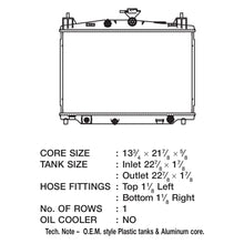 Load image into Gallery viewer, CSF Radiator Mazda 2 (2011-2014) OEM Replacement w/ Aluminum Core 3513 Alternate Image