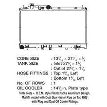 Load image into Gallery viewer, CSF Radiator Subaru XV Crosstrek 2.0L (2013-2015) OEM Replacement w/ Aluminum Core 3515 Alternate Image