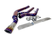 Load image into Gallery viewer, Top Speed Pro 1 Exhaust BMW G42 M240i &amp; M240i xDrive (2022-2026) Full Titanium Catback - Burnt Blue / Burnt Purple / Raw Alternate Image