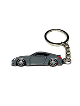 Load image into Gallery viewer, Drift Pins Nissan 370Z Keychains Alternate Image
