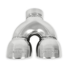 Load image into Gallery viewer, Flowmaster Exhaust Tip (2.5" Inlet /Dual 3.5" Rolled Angle Polished SS) Weld On - 15369 - Default Title Alternate Image