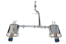 Load image into Gallery viewer, Invidia Q300 Exhaust Acura TSX (2004-2008) Titanium Blue Rolled Tips HS06TSXG3T - Default Title Alternate Image