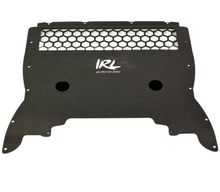 Load image into Gallery viewer, Black honeycomb grille with 'IRL' branding on a white background Alternate Image