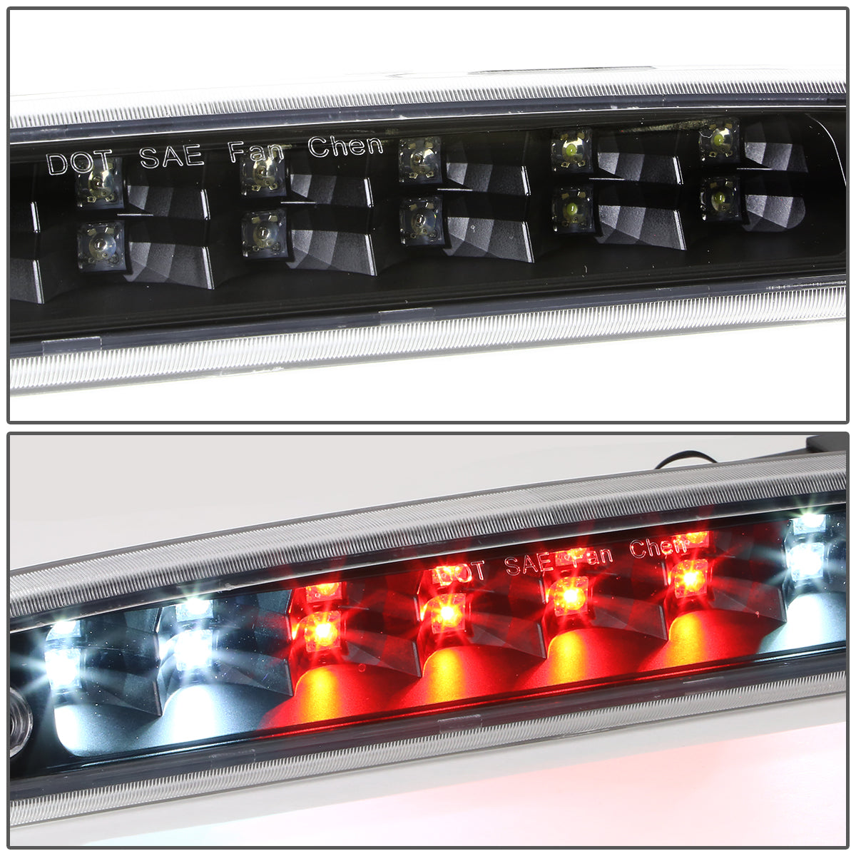 DNA LED 3rd Brake Light Dodge Ram 1500 (94-01) 2500 / 3500 (94-02) Cle