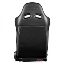 Load image into Gallery viewer, BRAUM ADVAN Sport Seats (Reclinable) Black Leatherette or Black Cloth - Black Leatherette - Red Stitching Alternate Image