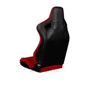 BRAUM Elite Sport Seats (Reclining - Red Cloth w/ Black Stitching) BRR1-RFBS