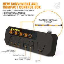 Load image into Gallery viewer, Xprite Contract G1 Series Dual LED Traffic Advisor Strobe Lights - Multiple Light Color Options - Amber Alternate Image