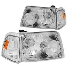 Load image into Gallery viewer, DNA Headlights for Ford Ranger (2001-2011) with Black or Chrome Housing and Clear or Smoke Lens Alternate Image