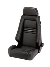Load image into Gallery viewer, Recaro Specialist S Bucket Seats (Black Gray Beige / Leather / Nardo / Artista) White Logo - Black AM Vinyl/Black AM Vinyl Alternate Image