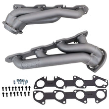 Load image into Gallery viewer, BBK Shorty Headers Challenger Charger 300C 5.7 Hemi (09-24) [1 3/4"] Titanium Ceramic or Polished Silver Ceramic - Titanium Ceramic Alternate Image