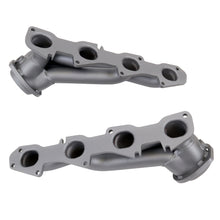 Load image into Gallery viewer, BBK Shorty Headers Challenger Charger 300C 5.7 Hemi (09-24) [1 3/4"] Titanium Ceramic or Polished Silver Ceramic - Titanium Ceramic Alternate Image
