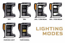 Load image into Gallery viewer, Morimoto Headlights Ford F250 F350 F450 Super Duty (2017-2019) Black - XB Hybrid LF554.2 - Default Title Alternate Image