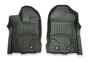 LASFIT TPE All-Weather Floor Mats Liner For Ford Ranger 2020-2023 SuperCrew Cab – 3-Piece Set, Black, Lifetime Warranty