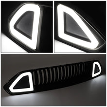 Load image into Gallery viewer, DNA Bumper Grille for Ford Mustang S550 (2015-2020) Front Lower with LED DRL - Honeycomb Mesh or Vertical Fence Style Alternate Image
