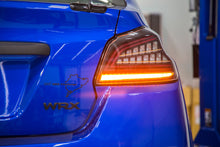 Load image into Gallery viewer, OLM Tail Lights for Subaru WRX / WRX STI (2015-2021) Spec CR Sequential Turn Signal - Black Base with Clear Lens OLMA.70038.1 Alternate Image