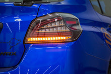 Load image into Gallery viewer, OLM Tail Lights for Subaru WRX / WRX STI (2015-2021) Spec CR Sequential Turn Signal - Black Base with Clear Lens OLMA.70038.1 Alternate Image