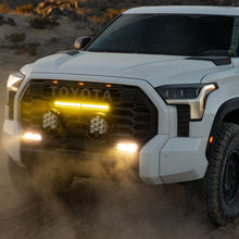Load image into Gallery viewer, Baja Designs LED Grille Light Bar Kit for Toyota Tundra (2022-2026) S8 20 Inch Behind Grille Clear with Amber or Lens - Clear Alternate Image