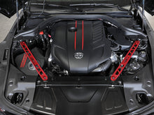 Load image into Gallery viewer, aFe Strut Brace Front Bar Toyota GR Supra (2020-2026) 450-721003 Bolt On Install - Red / Black / Blue / Silver - Red Alternate Image