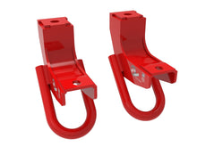 Load image into Gallery viewer, aFe Tow Hooks Toyota Tundra (2022-2025) Front Black / Red / Blue / Yellow / Gray 450-72T001 - Red Pair Alternate Image